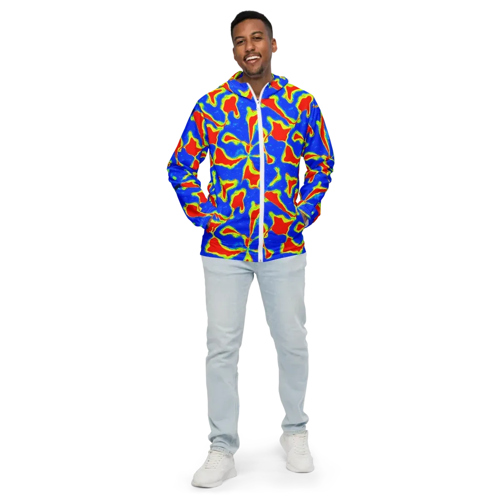 Heatwave Drift on Men's Windbreaker — Front
