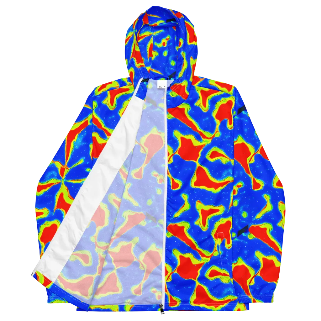 Heatwave Drift on Men's Windbreaker — Front