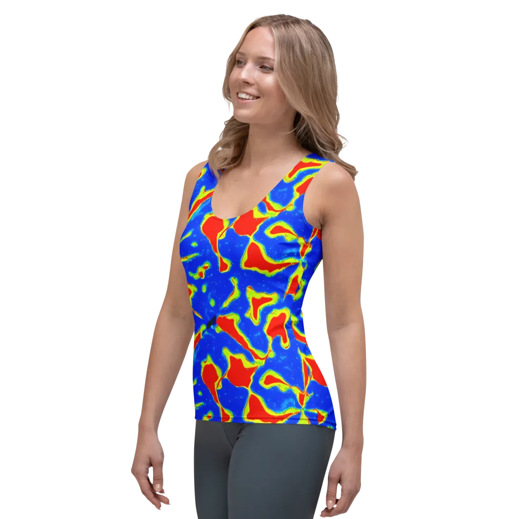 Heatwave Drift on Women's Tank Top — Left Front