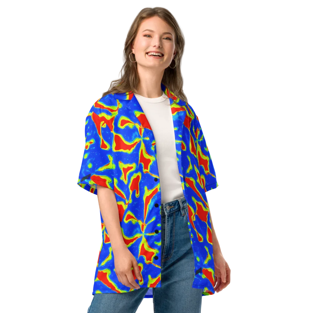 Heatwave Drift on Button Shirt — Front