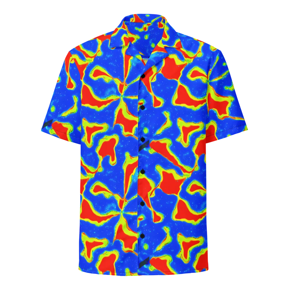 Heatwave Drift on Button Shirt — Front