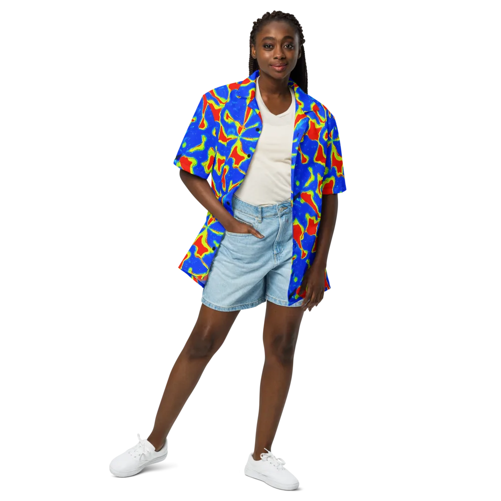 Heatwave Drift on Button Shirt — Front