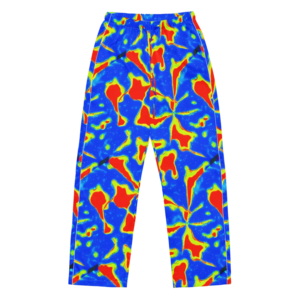 Heatwave Drift on Women's Pajama Pants — Front