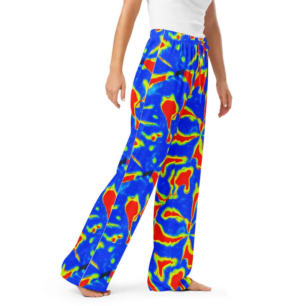 Heatwave Drift on Women's Pajama Pants — Right Front