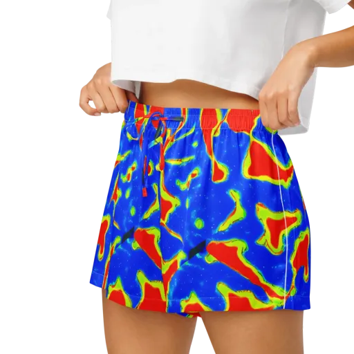 Heatwave Drift on a Women's Pajama Shorts