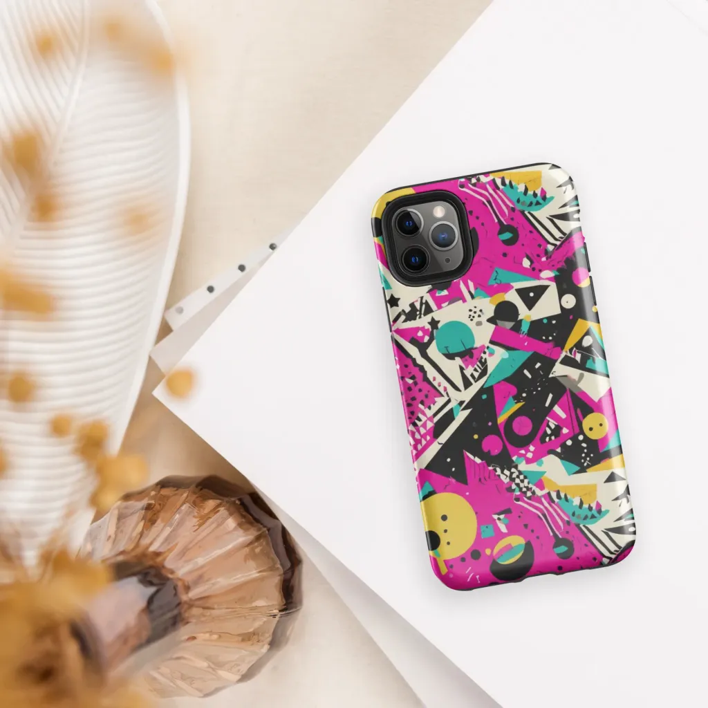 Neon Cutup on Tough Case for iPhone® — Front
