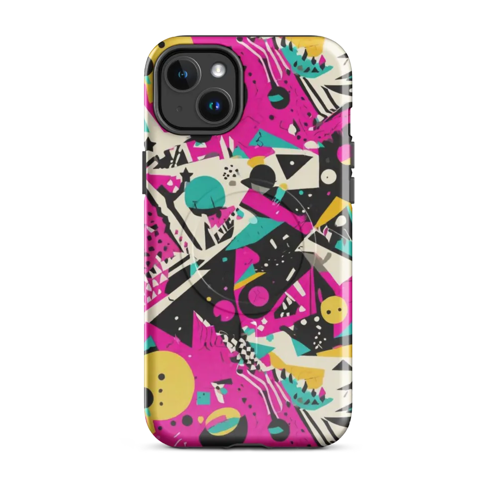 Neon Cutup on MagSafe Tough Case for iPhone® — Front