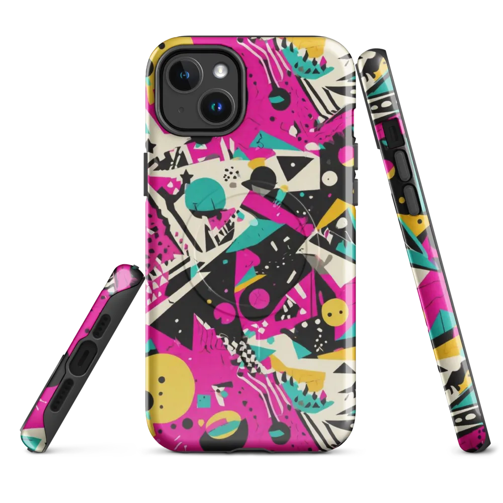 Neon Cutup on MagSafe Tough Case for iPhone® — Front