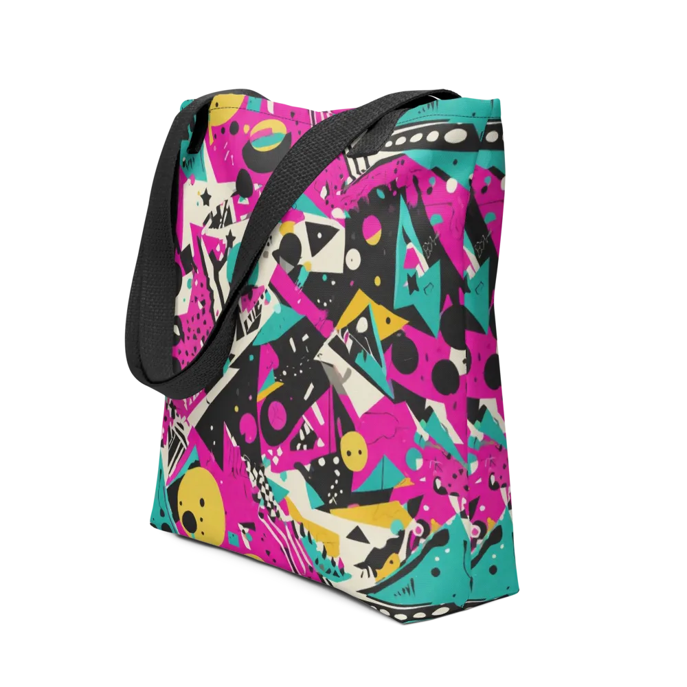 Neon Cutup on Tote Bag — Front