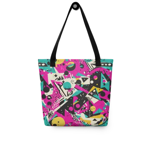 Neon Cutup on a Tote Bag
