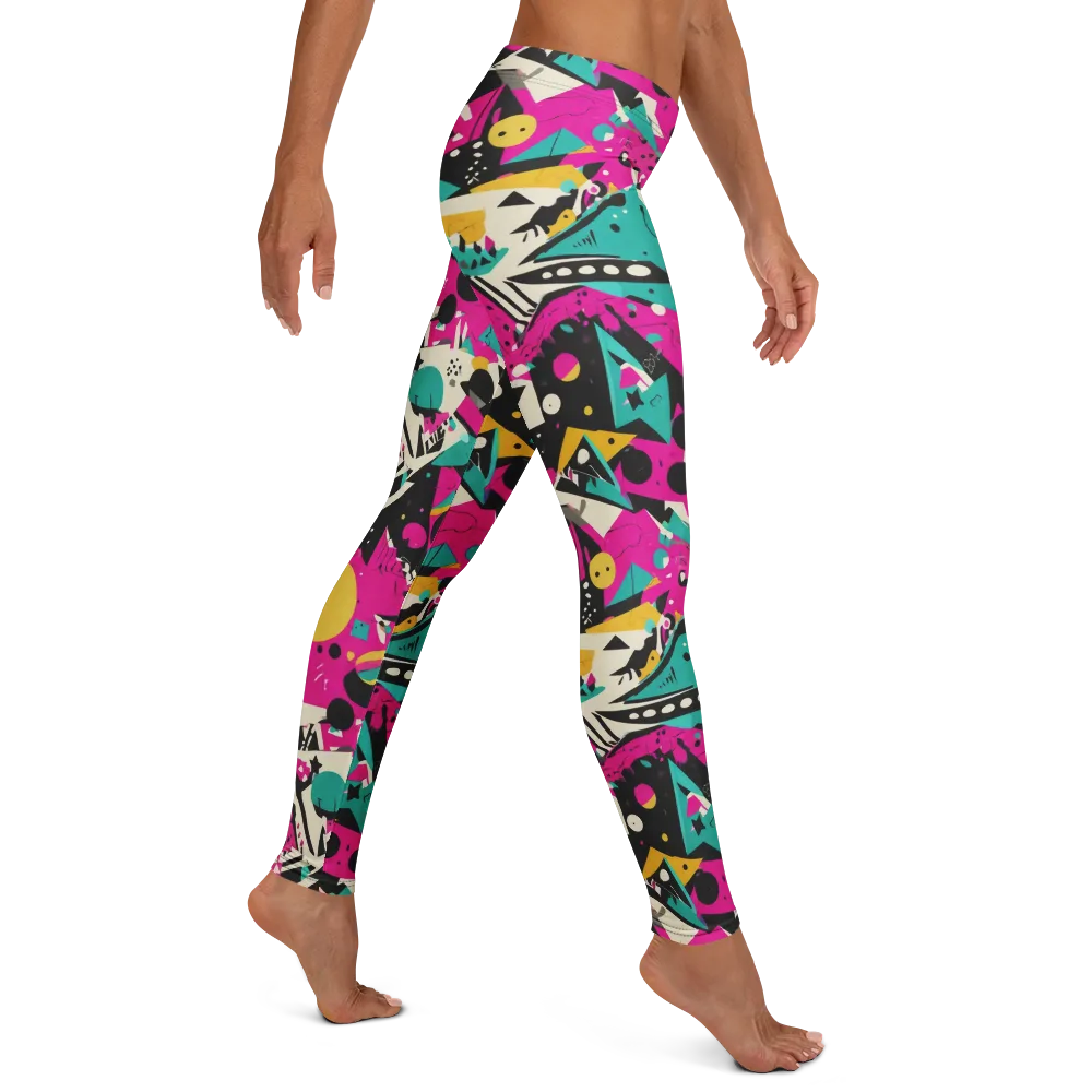 Neon Cutup on Leggings — Right