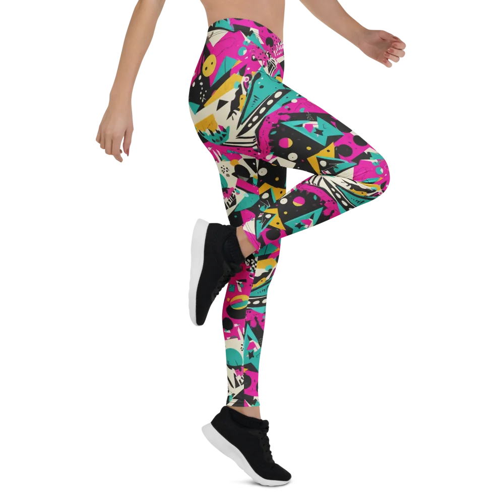 Neon Cutup on Leggings — Right