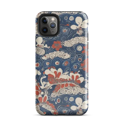 Scarlet Swirl on a Tough Case for iPhone®