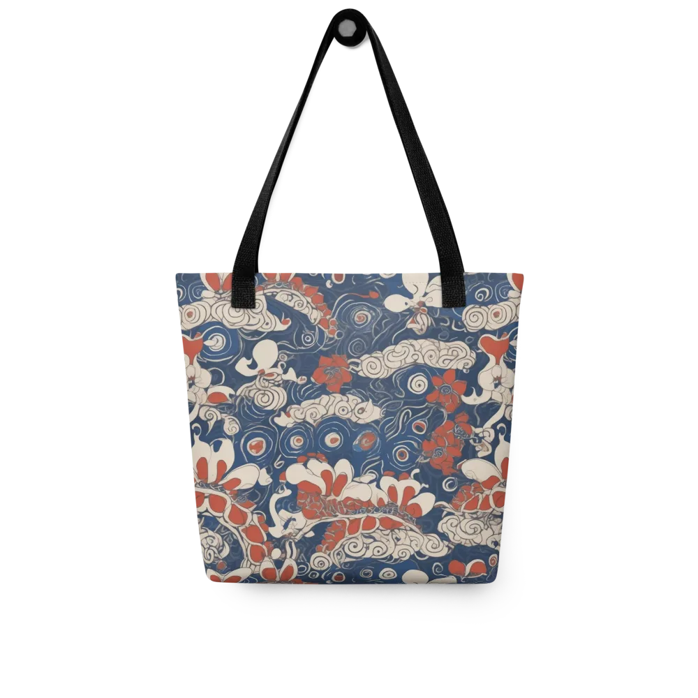 Scarlet Swirl on Tote Bag — Front