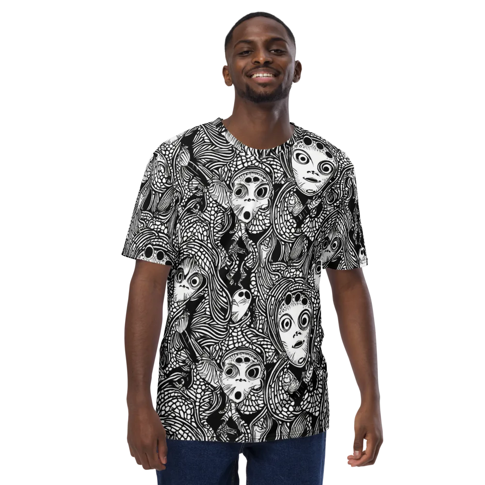 Ink-eyed Reverie on Men's Crew Neck T-Shirt — Front