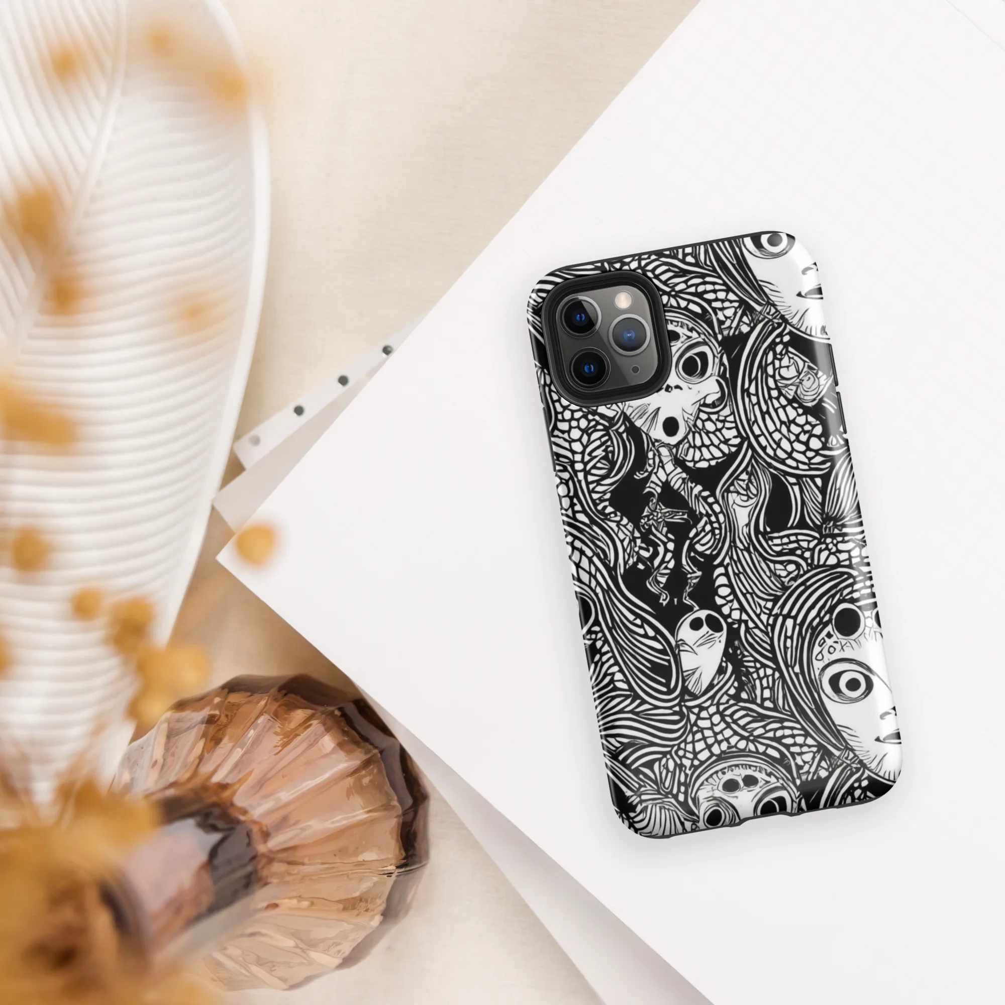 Ink-eyed Reverie on Tough Case for iPhone® — Front