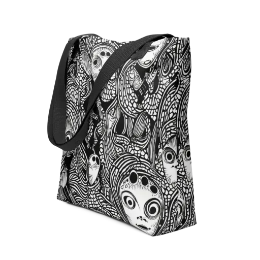 Ink-eyed Reverie on a Tote Bag