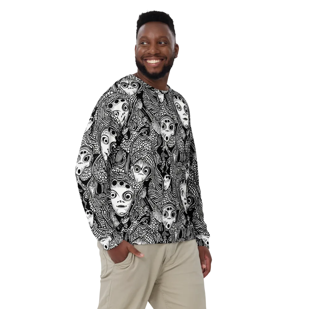 Ink-eyed Reverie on Sweatshirt — Front