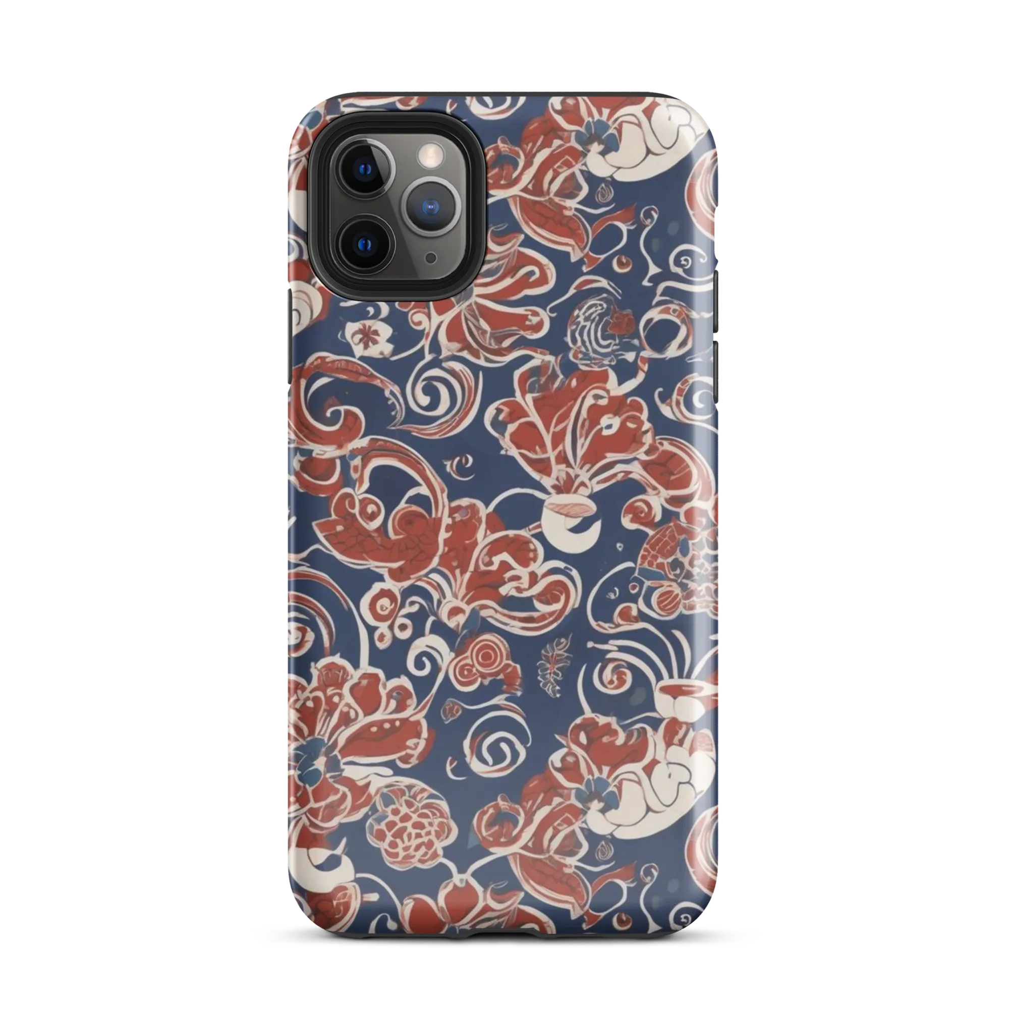Indigo Rococo on Tough Case for iPhone® — Front
