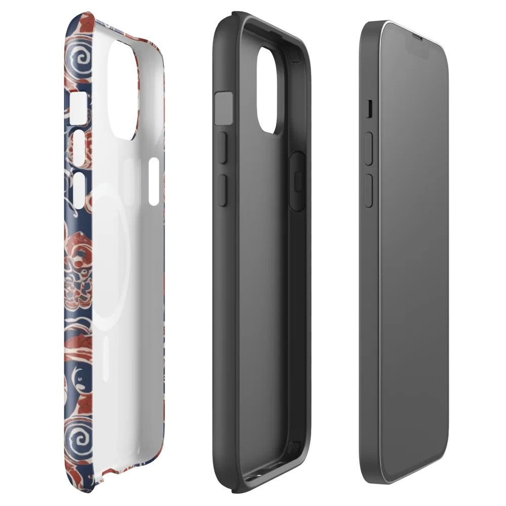 Indigo Rococo on MagSafe Tough Case for iPhone® — Front