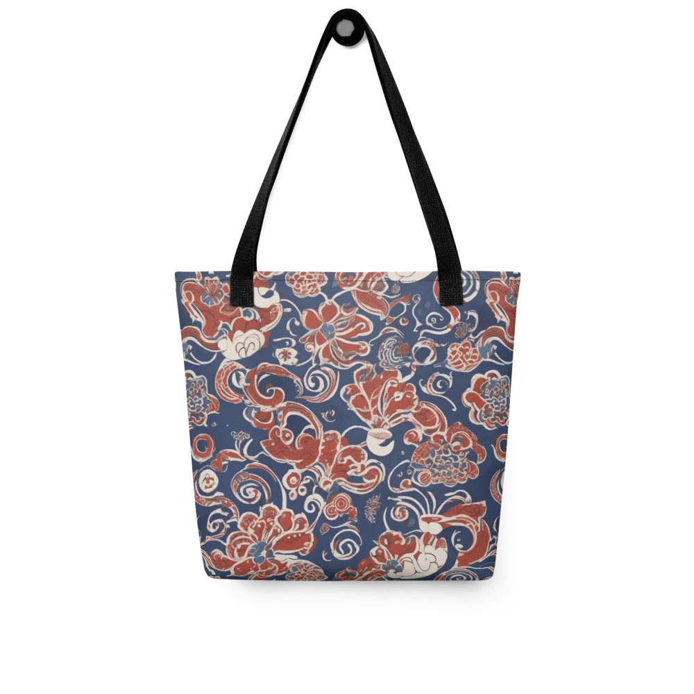Indigo Rococo on Tote Bag — Front