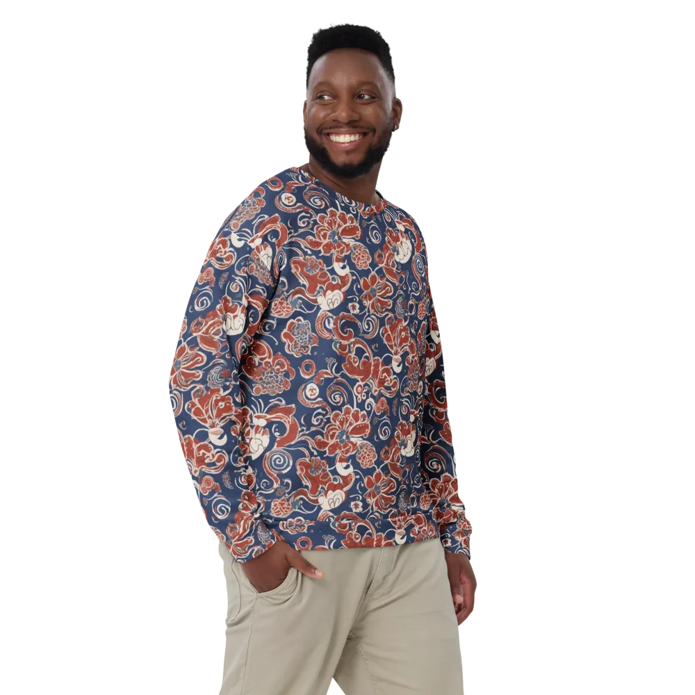Indigo Rococo on Sweatshirt — Front