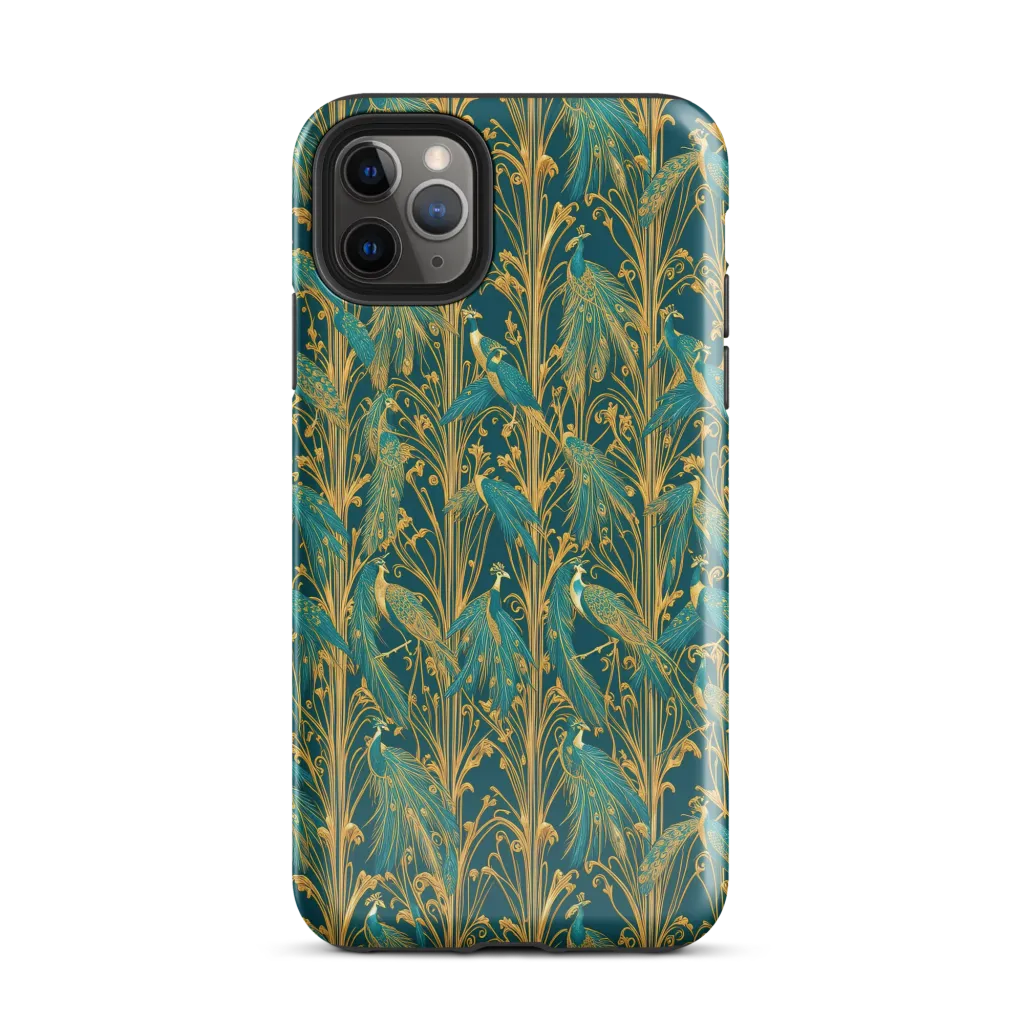 Gilded Peacock on Tough Case for iPhone® — Front