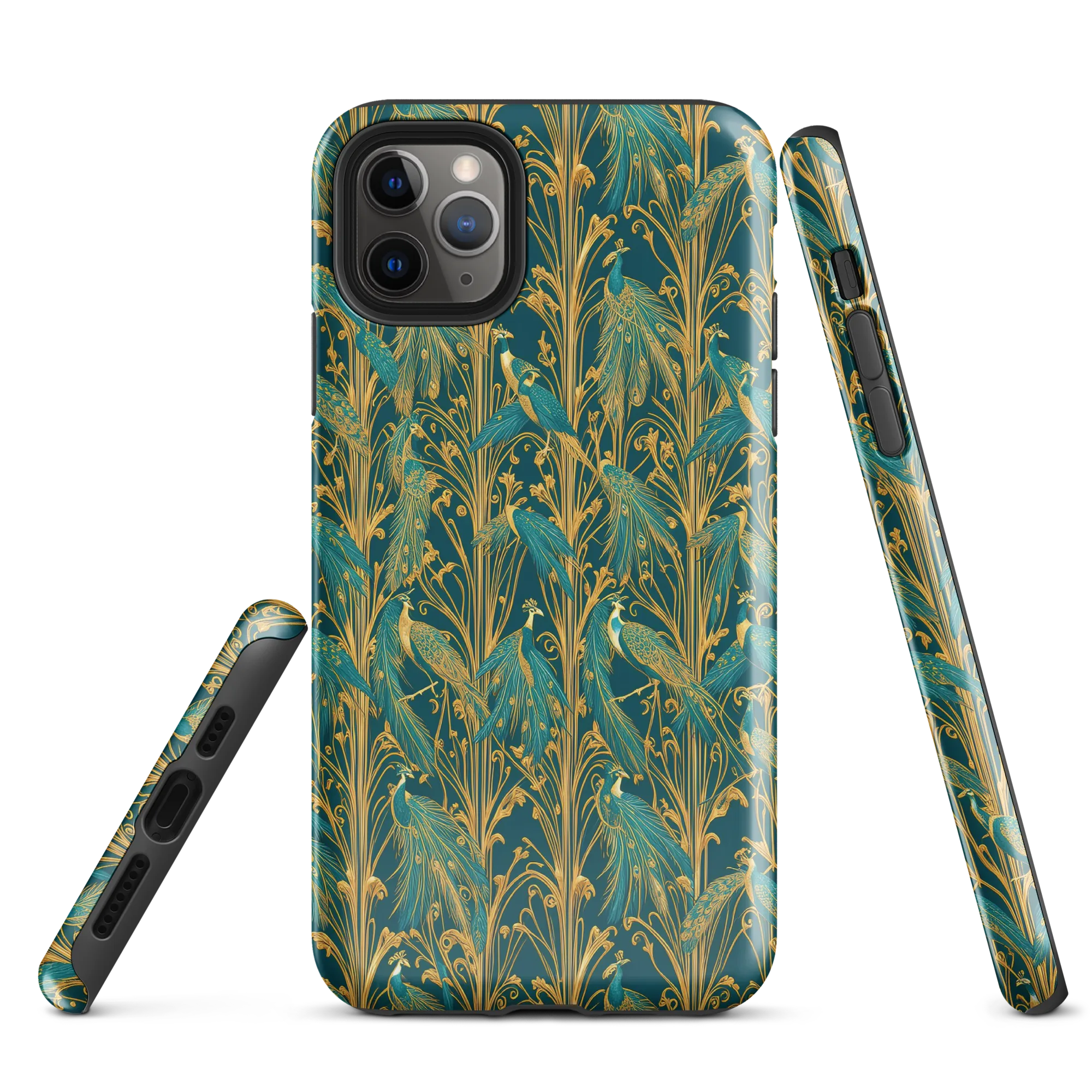 Gilded Peacock on Tough Case for iPhone® — Front