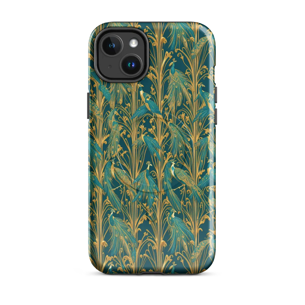 Gilded Peacock on MagSafe Tough Case for iPhone® — Front
