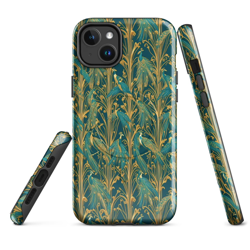 Gilded Peacock on MagSafe Tough Case for iPhone® — Front