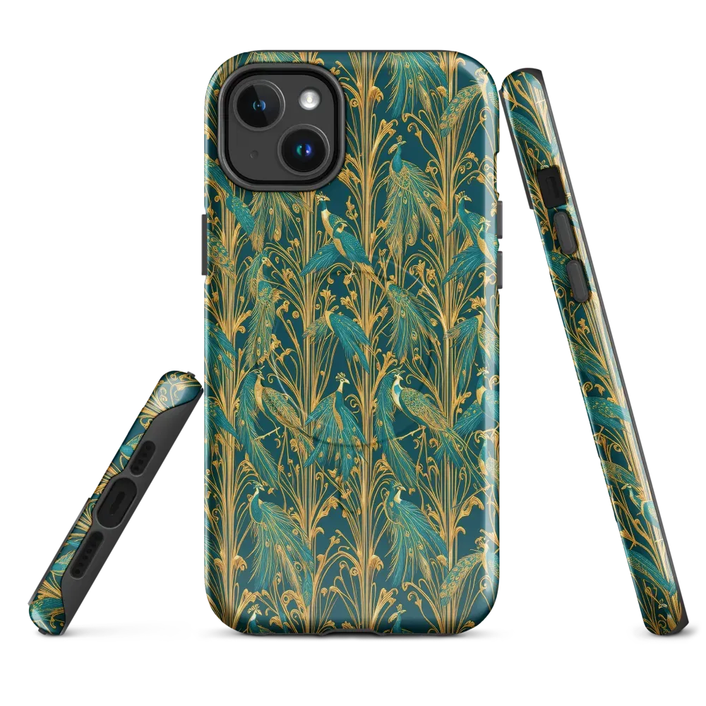 Gilded Peacock on MagSafe Tough Case for iPhone® — Front