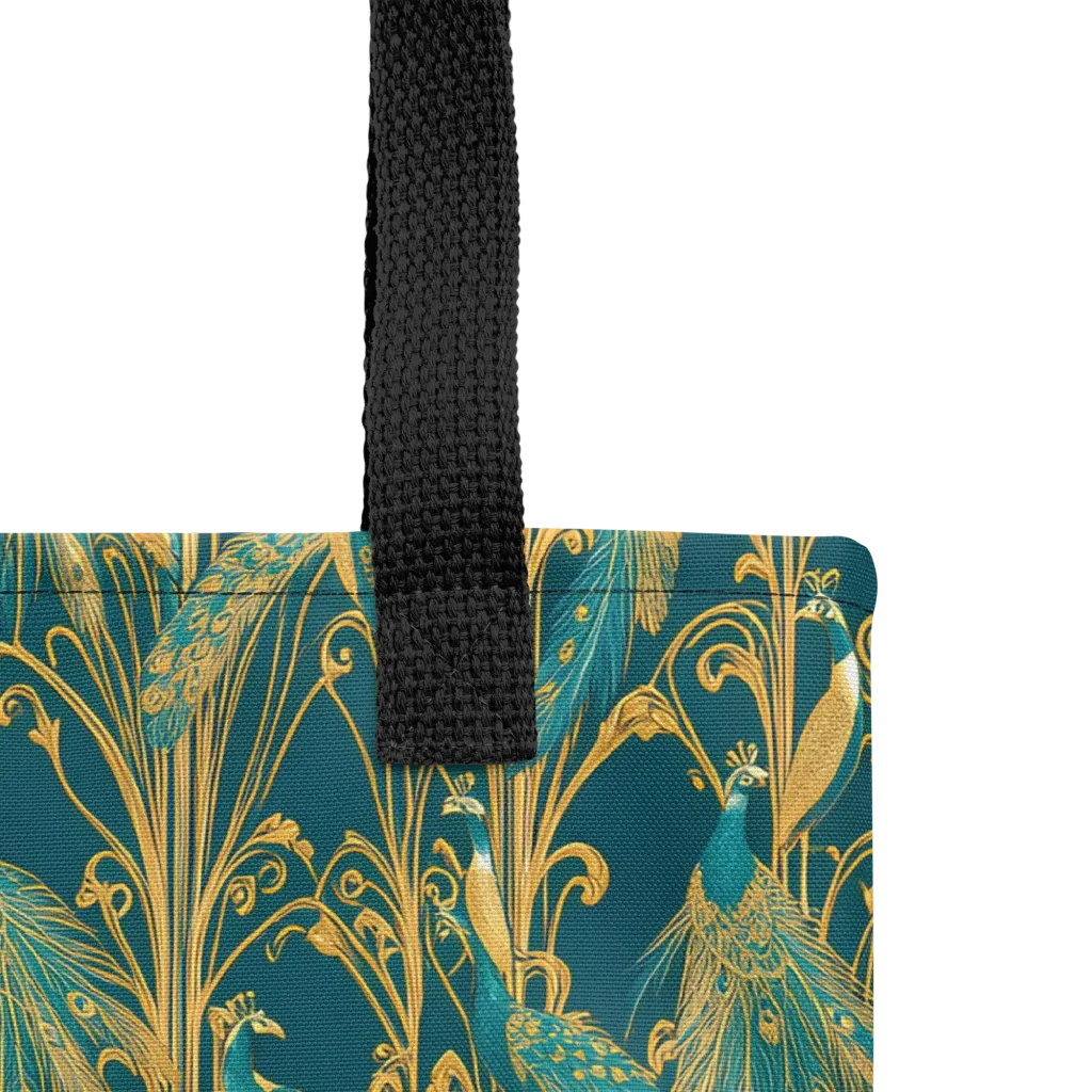 Gilded Peacock on Tote Bag — Product details