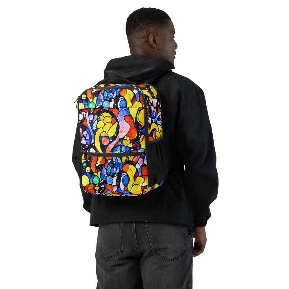 Supernova Symphony on Utility Backpack — Back