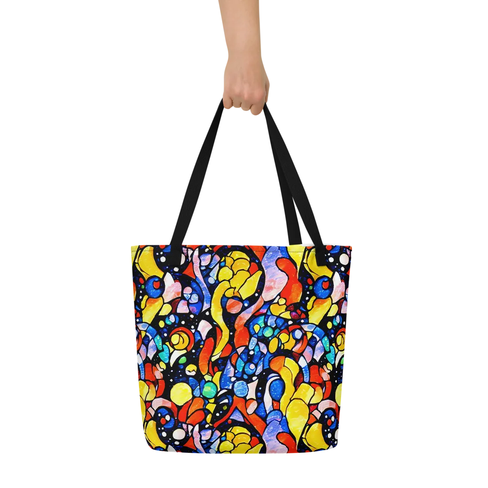 Supernova Symphony on Large Tote Bag W/ Pocket — Front