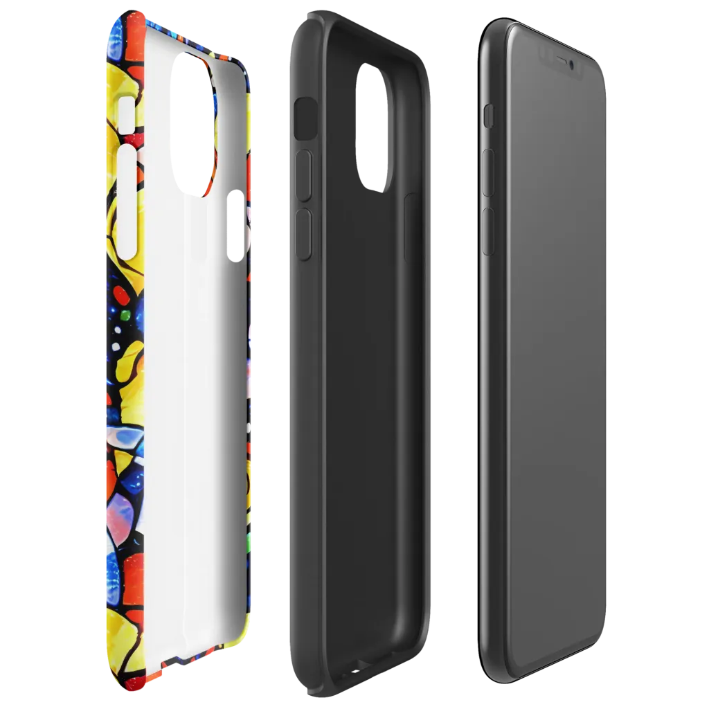 Supernova Symphony on Tough Case for iPhone® — Right