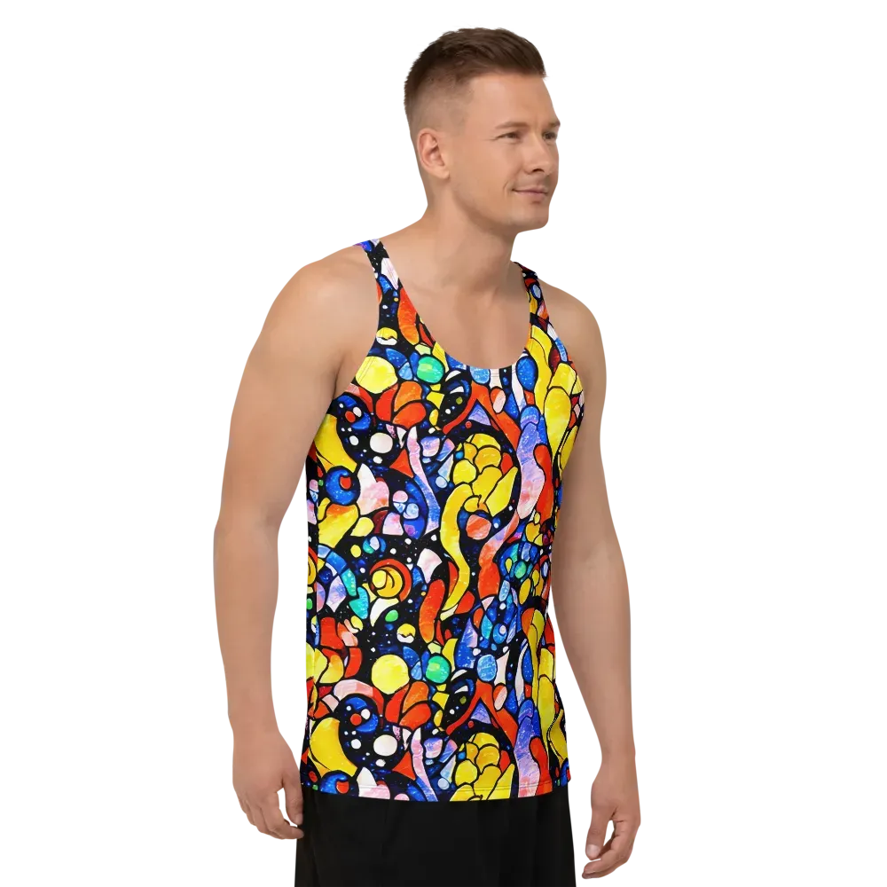 Supernova Symphony on Men's Tank Top — Right Front