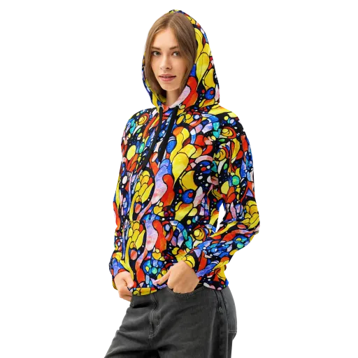 Supernova Symphony on a Cotton Hoodie