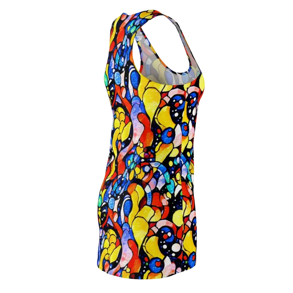 Supernova Symphony on Racerback Dress — Back Side
