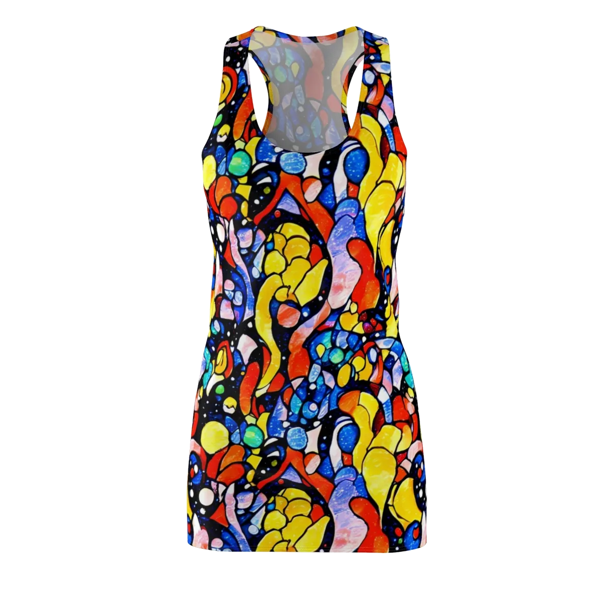 Supernova Symphony on Racerback Dress — Front