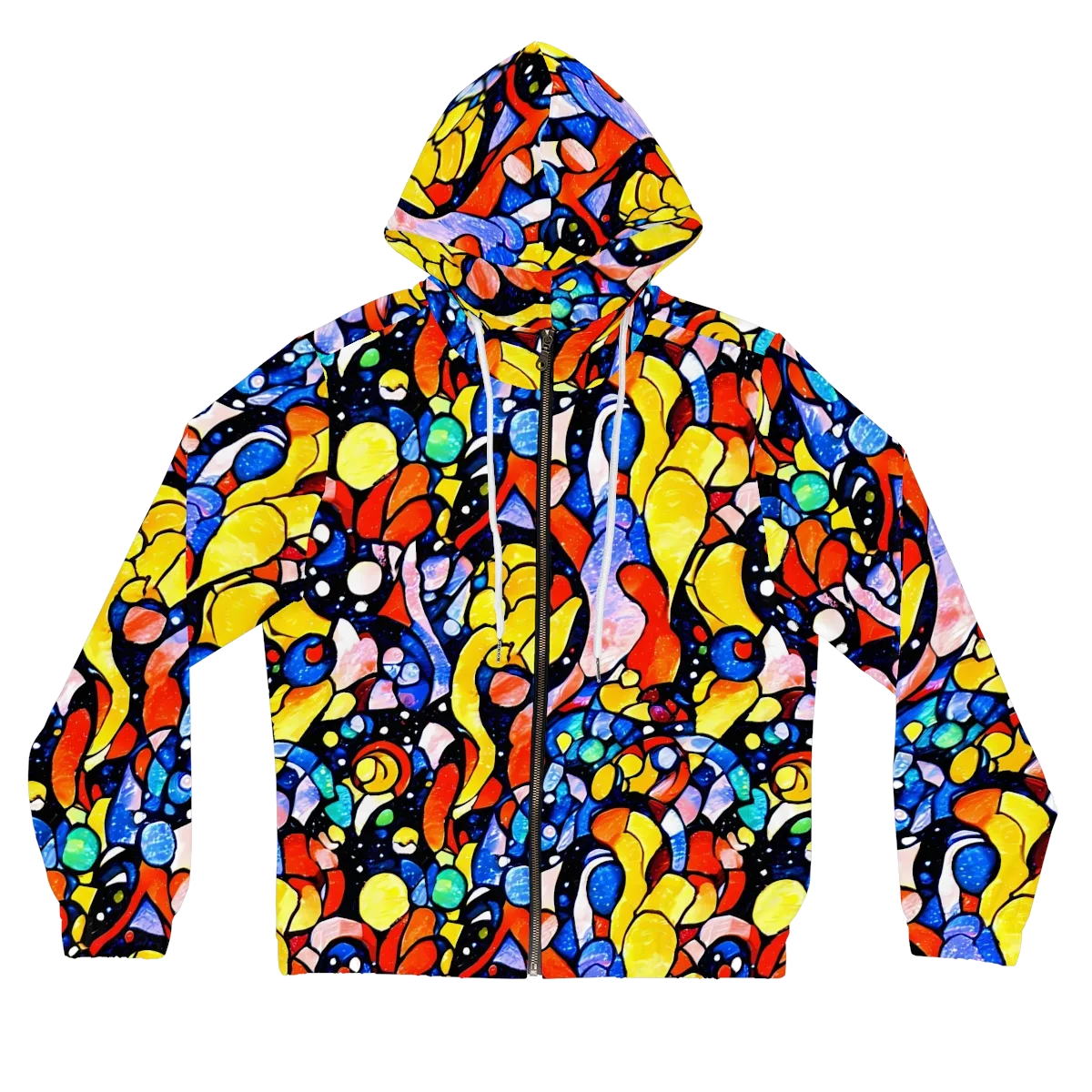 Supernova Symphony on Women's Full-Zip Hoodie — Front