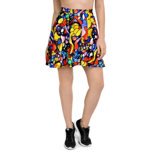 Supernova Symphony on a Skater Skirt