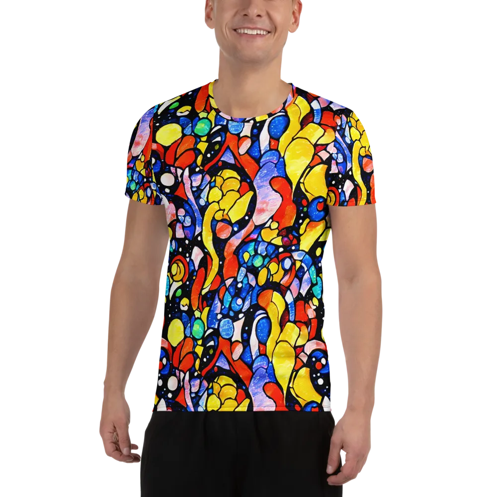 Supernova Symphony on Men's Athletic T-Shirt — Front