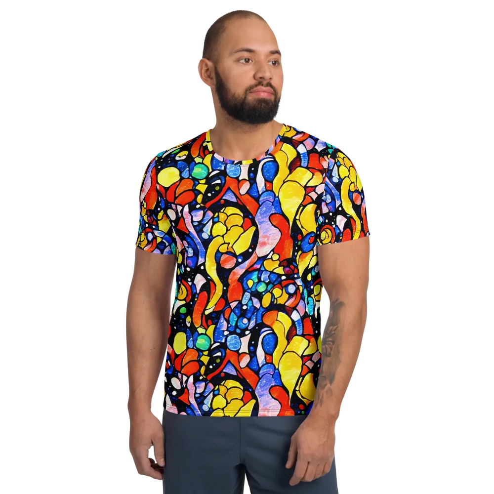 Supernova Symphony on Men's Athletic T-Shirt — Front
