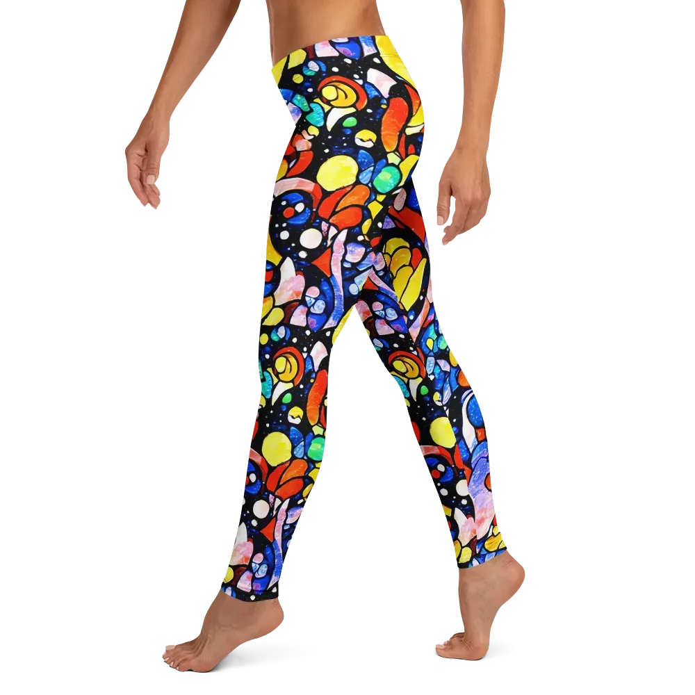 Supernova Symphony on Leggings — Left