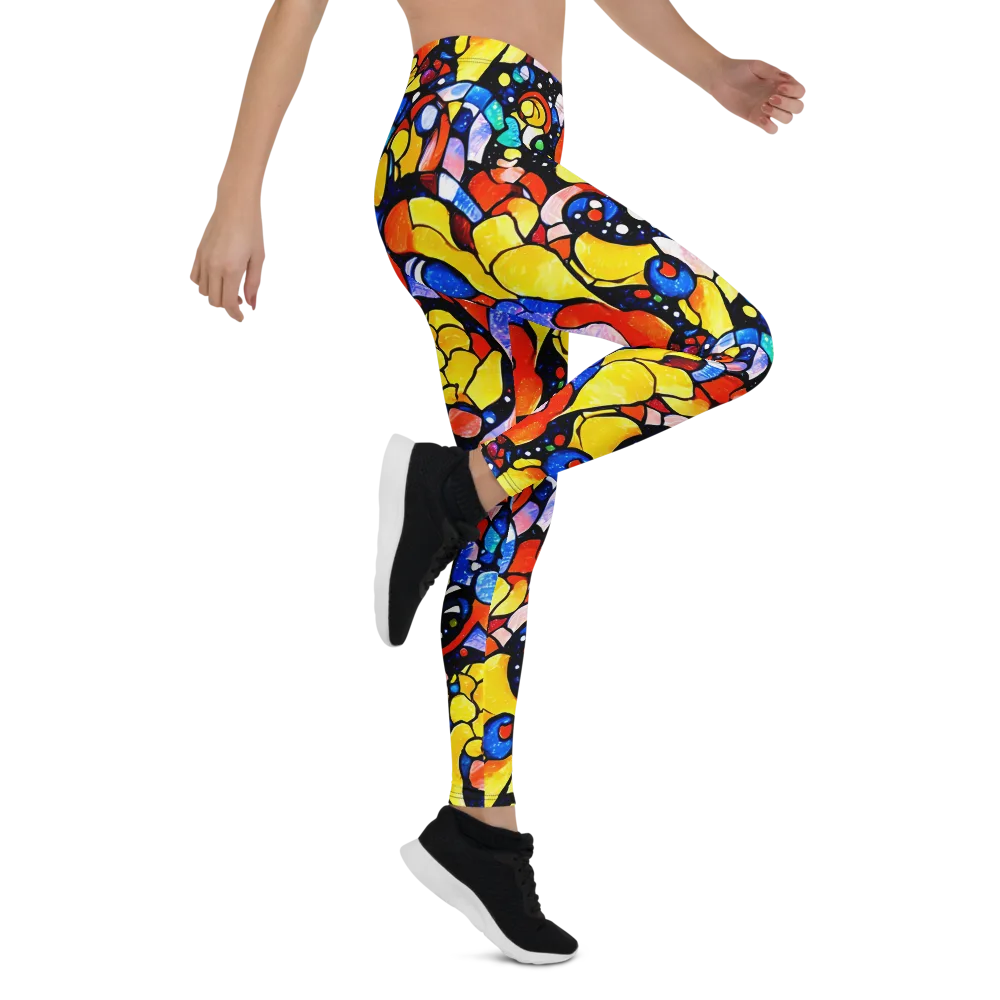 Supernova Symphony on Leggings — Right