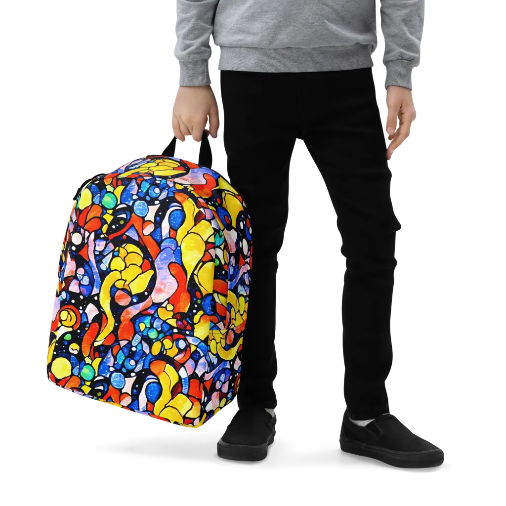 Supernova Symphony on Minimalist Backpack — Zoomed-in