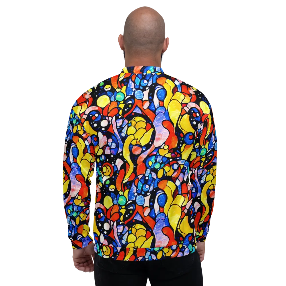 Supernova Symphony on Bomber Jacket — Back