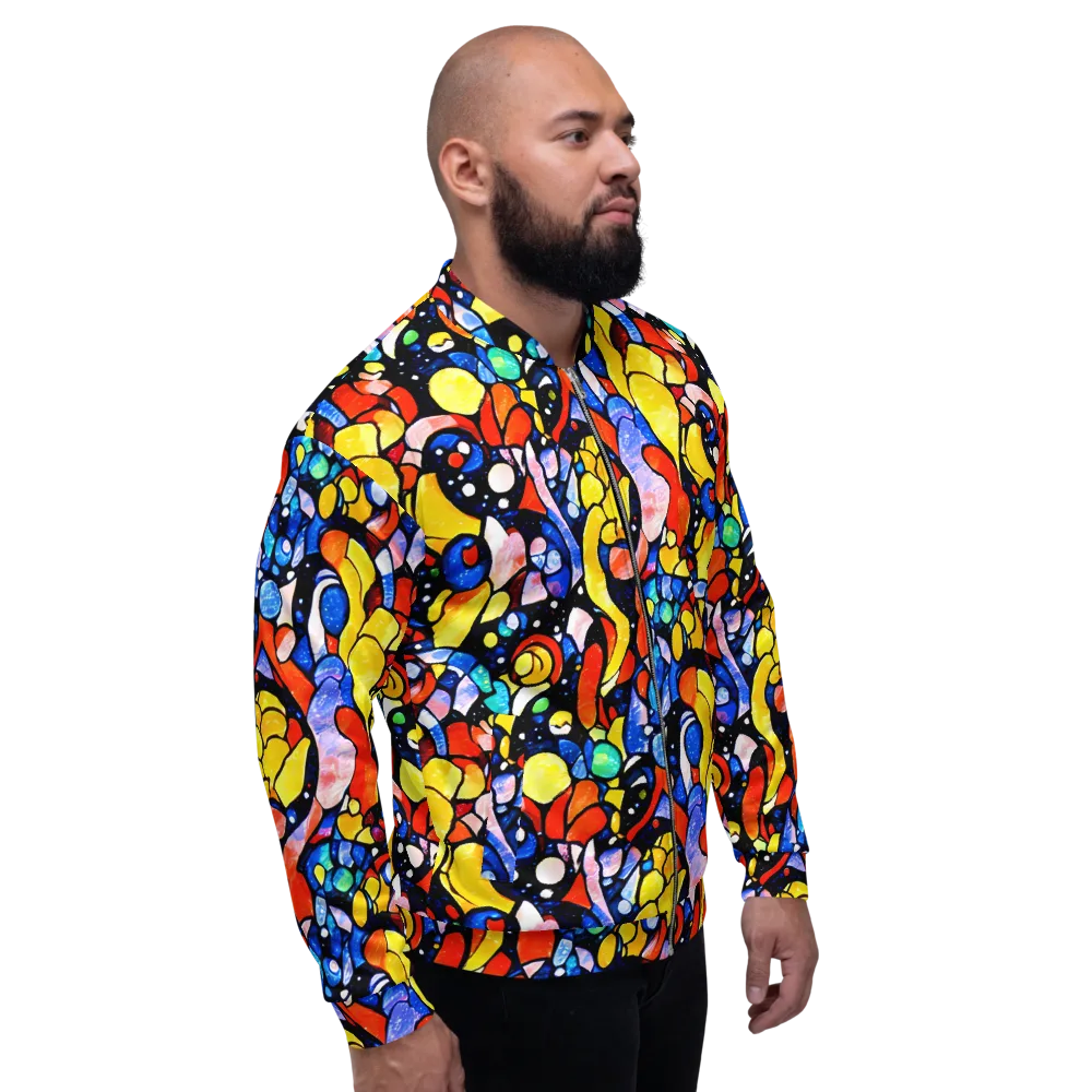 Supernova Symphony on Bomber Jacket — Right