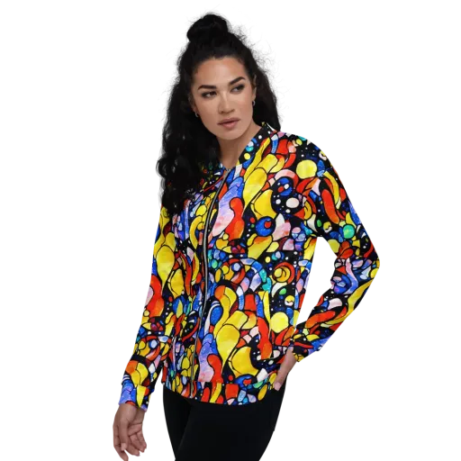 Supernova Symphony on a Bomber Jacket