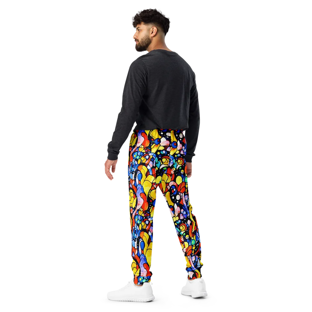 Supernova Symphony on Men's Joggers — Back
